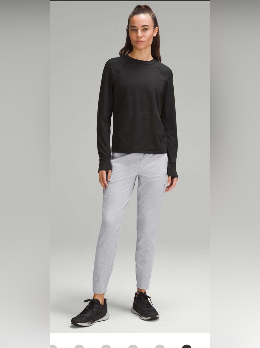 Lululemon It’s Rulu Run Fleece High-Rise Jogger – Size 8 – Heathered Rhino Grey